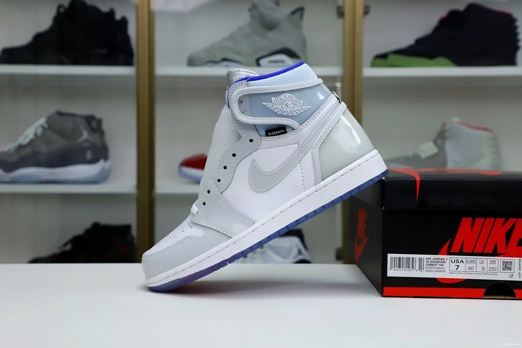 Kimikick 1 AIR BLUE' JORDAN HIGH ZOOM 'RACER 0404